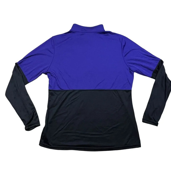 Texas Christian University TCU Horned Frogs Purple Black 1/4 Zip Pullover Size S - Picture 7 of 7